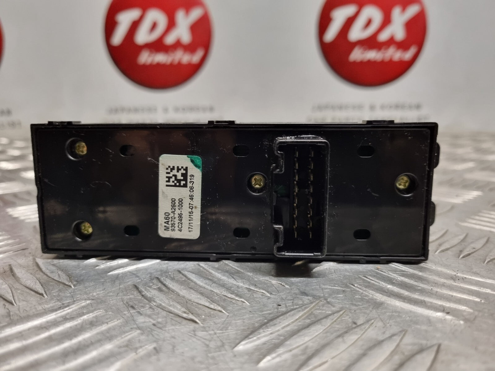 Kia Ceed Mk2 2015-2018 Jd Genuine Drivers Front 4 Way Window Switches 93570A2600 14