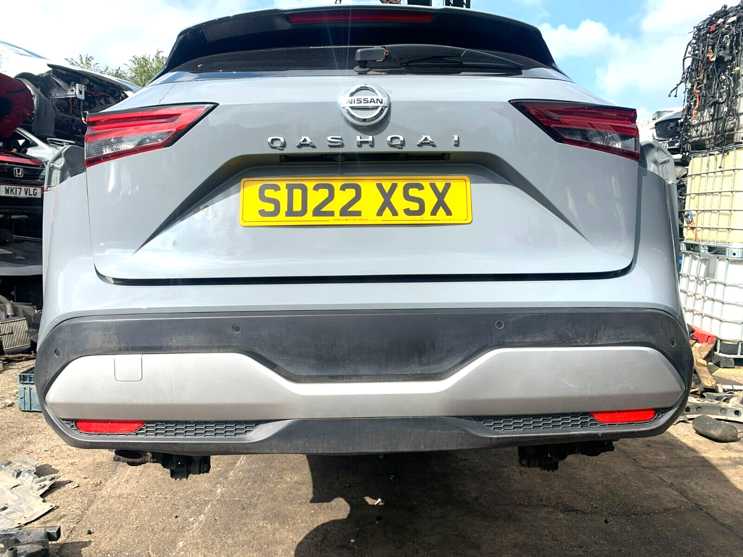 NISSAN QASHQAI J12 2021-2024 GENUINE COMPLETE REAR BUMPER KBY GREY COLLECTION