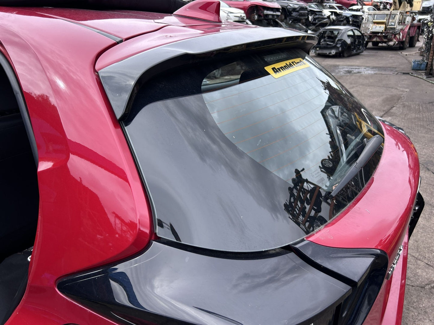 Mazda 2 Hybrid XP210 2022-2026 Tailgate Shell + Windscreen 3U5 Emotional Red - photo 7 of 9
