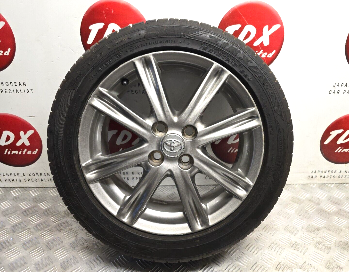 TOYOTA YARIS MK3 16" INCH 2012-2017 GREY ALLOY WHEEL 7.91MM 195/50/16 HL45832