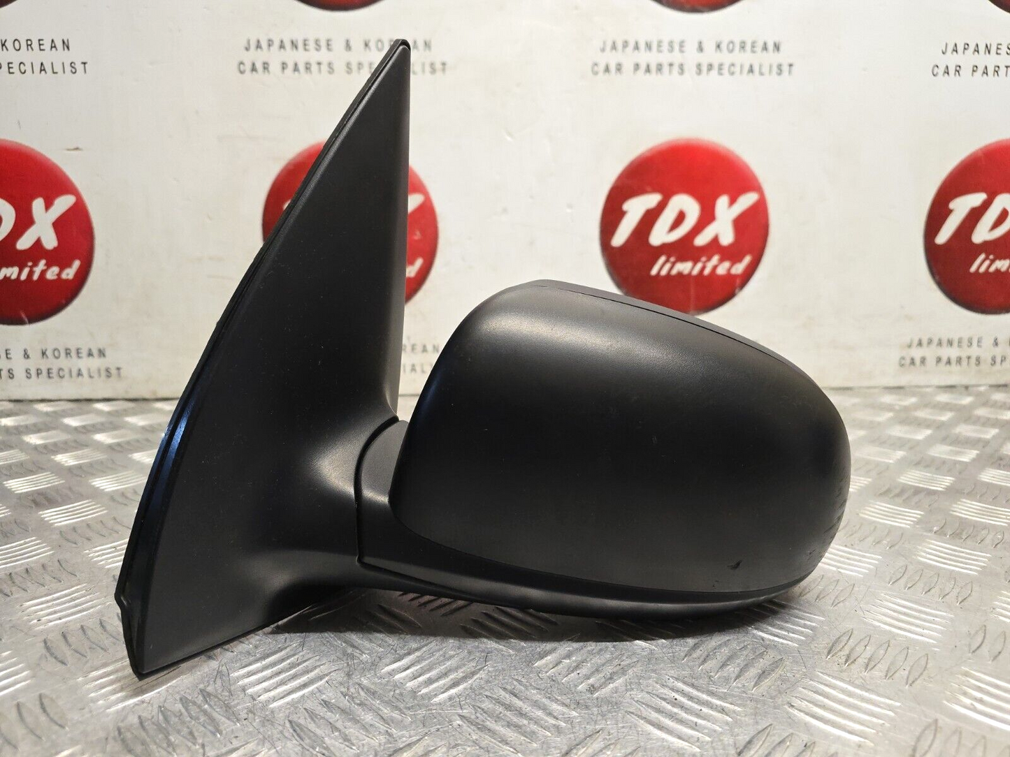 HYUNDAI I10 PA MK1 2007-2013 PASSENGERS SIDE MANUAL WING MIRROR BLACK NO GLASS