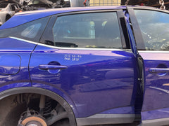 Nissan Qashqai J12 2022-2024 Genuine Driver Side Rear Door Shell Rbn Blue - photo 1 of 7