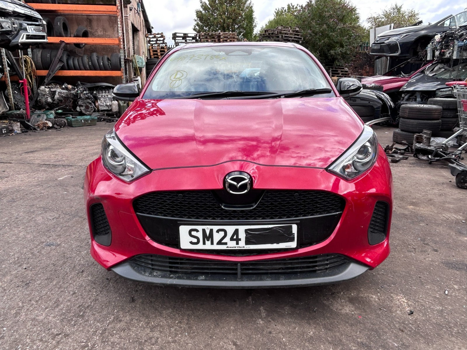 Mazda 2 DJ Hybrid 2020-2025 Complete Front End 3U5 Emotional Red - photo 2 of 9