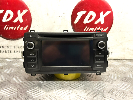 TOYOTA AURIS MK2 2012-2014 GENUINE MULTIMEDIA SATNAV STERO HEAD UNIT 86140-02030