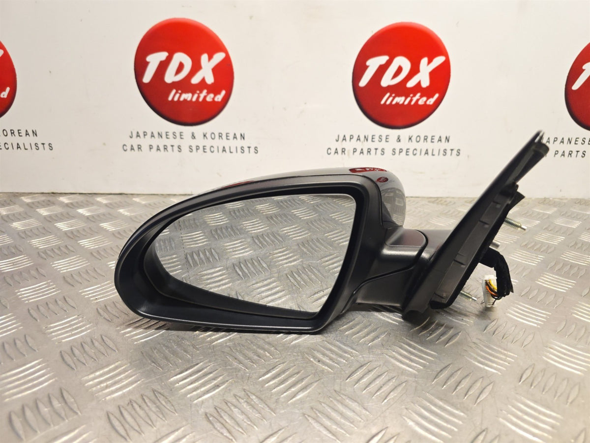 Kia Optima JF MK4 2016-2019 Passengers Power Fold Mirror Abp Black 87610-D4910 - photo 7 of 12