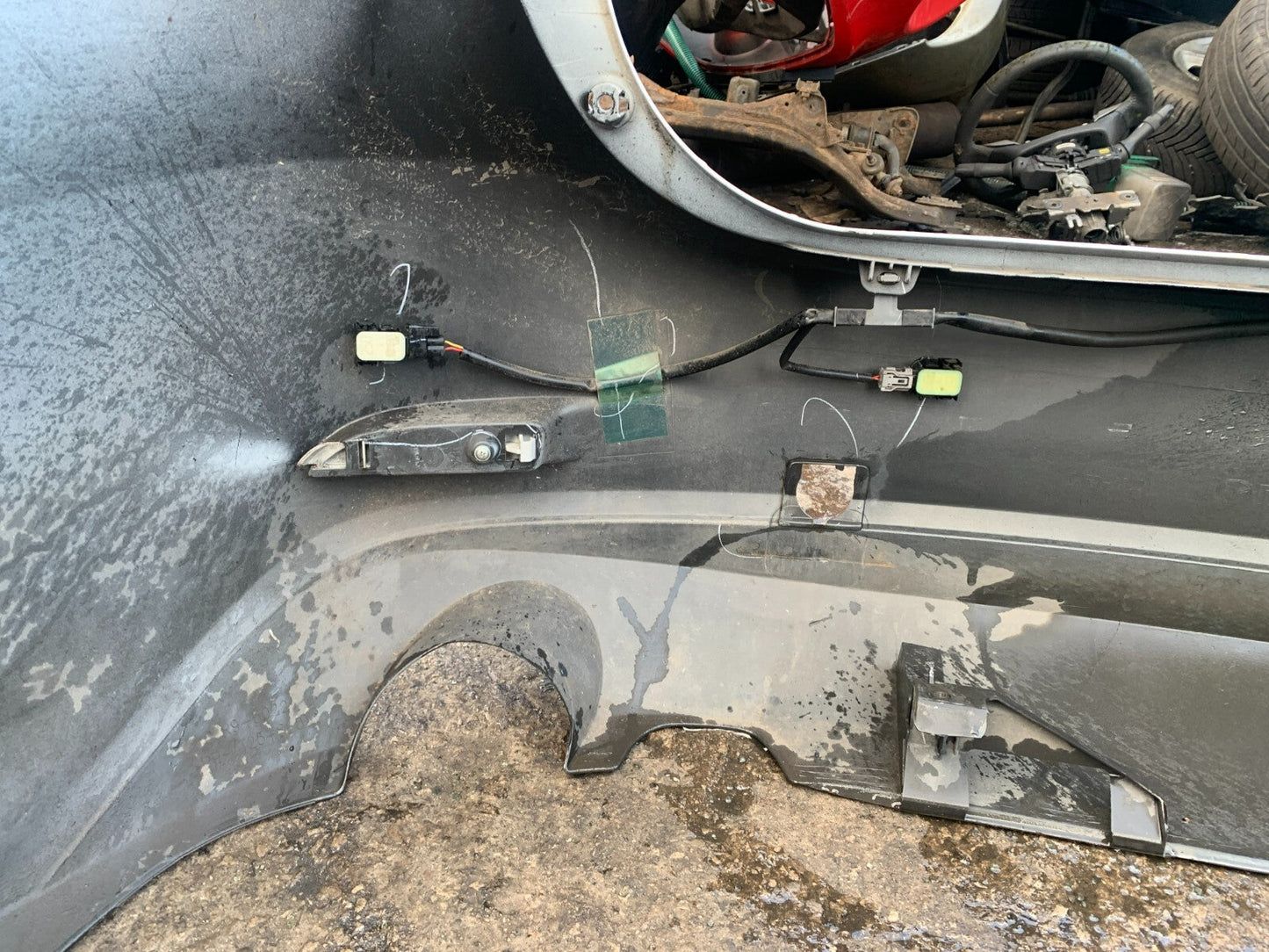 MAZDA 6 MK3 2014-2017 SALOON PRE-FACELIFT  GENUINE REAR BUMPER WHITE