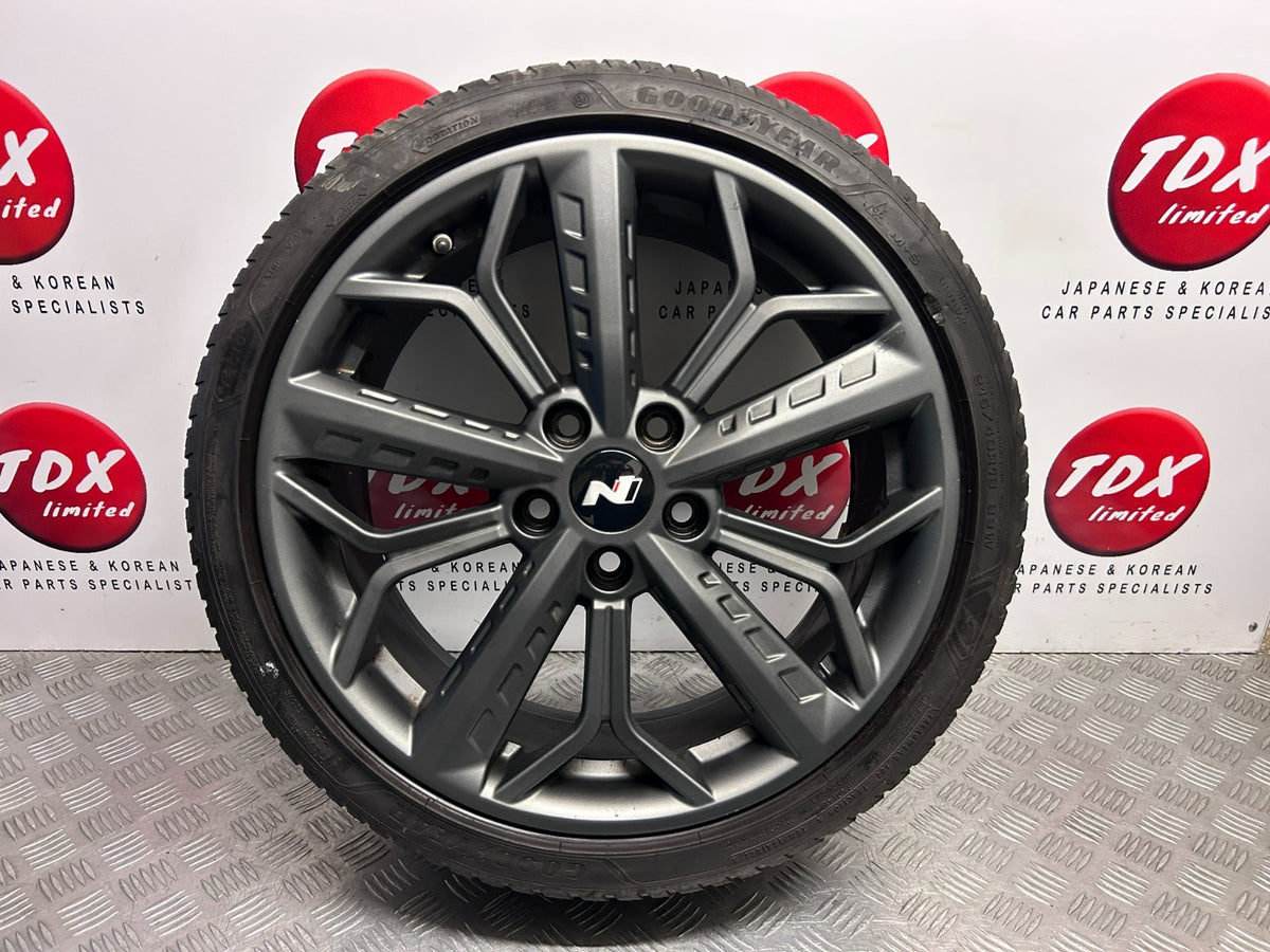 Hyundai i20N BC3 MK3 2021-2024 Genuine 18" Alloy Wheel + 3.3 Mm Tyre 52910-C0000 - photo 1 of 12