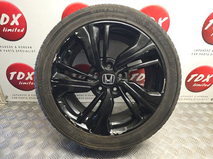 HONDA CIVIC X 2017-2022 17" INCH GENUINE ALLOY WHEEL BLACK 6MM 235/45/17 17080A