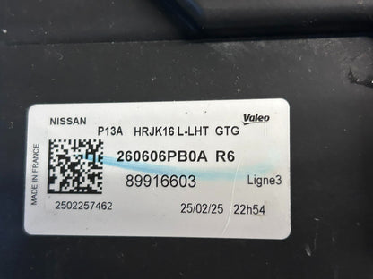 Nissan Juke F16 MK2 2024-2026 Passenger Side LED Headlight 260606PB0A - photo 7 of 8