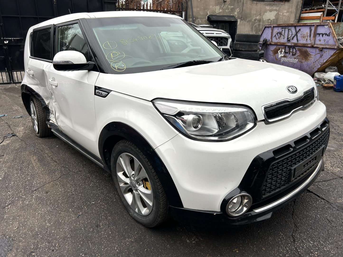 2017 KIA SOUL URBAN 1.6 DIESEL 6SPEED MANUAL WHITE VEHICLE FOR BREAKING AND PARTS