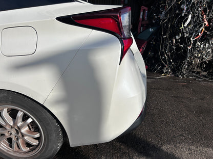 Toyota Prius Hybrid Facelift MK4 2019-2022 Genuine Rear Bumper White (070) - photo 4 of 8