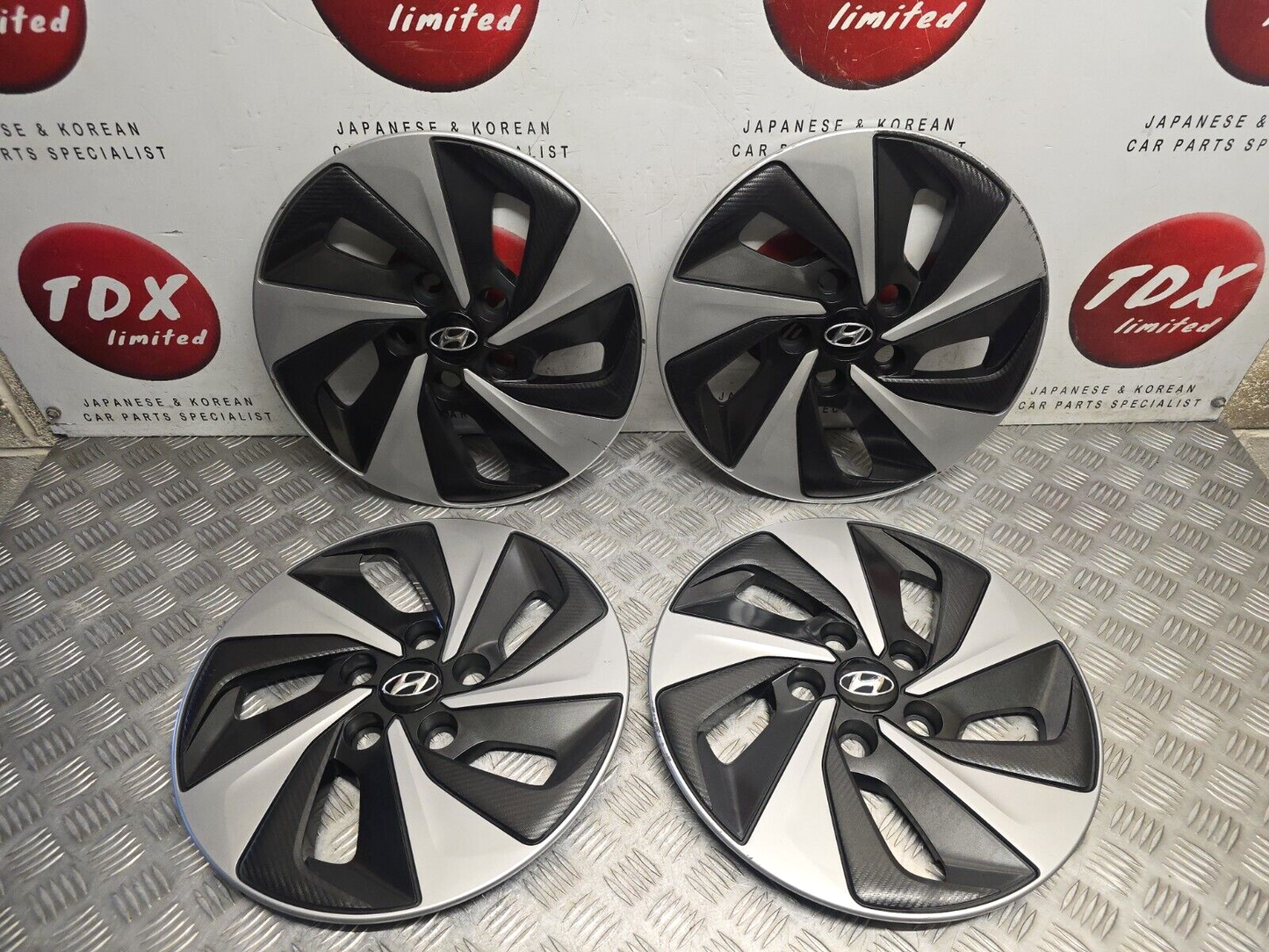 HYUNDAI IONIQ AE 2016-2019 GENUINE 15" WHEEL HUB CAP COVER TRIM SET 52960-G2300