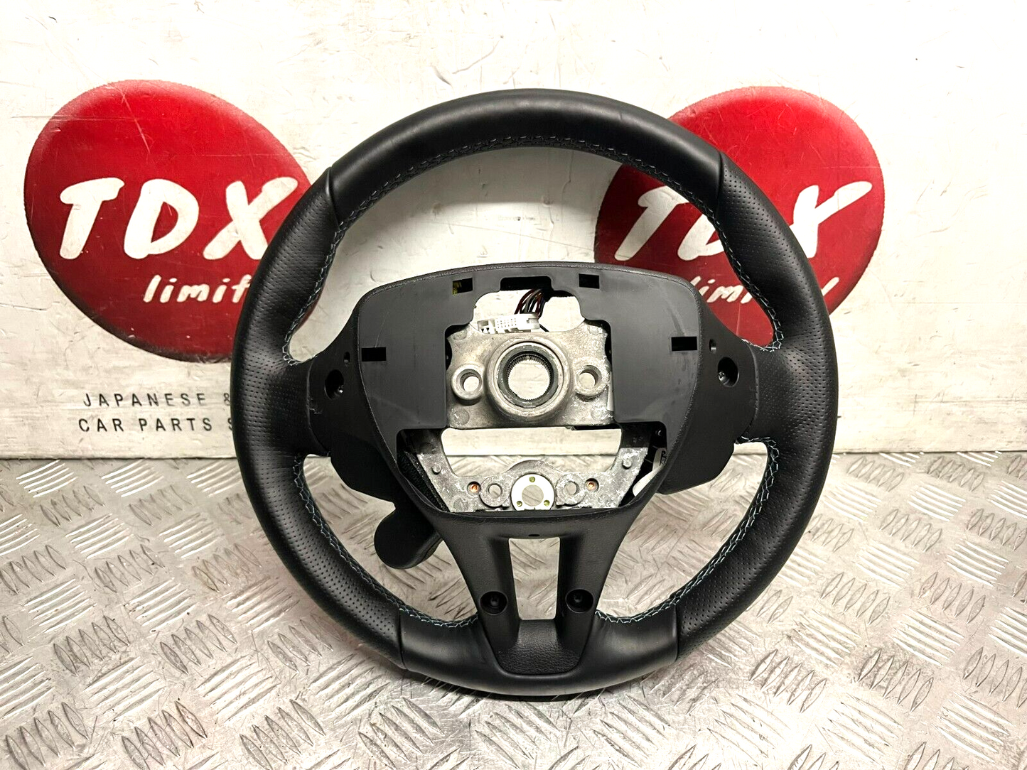 HYUNDAI I20N (BC3) 2020-2023 GENUINE MULTIFUNCTIONAL LEATHER STEERING WHEEL