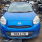 2011 NISSAN MICRA VISIA MK4 K13 1.2 PETROL 5 SPEED MANUAL FOR PARTS & SPARES