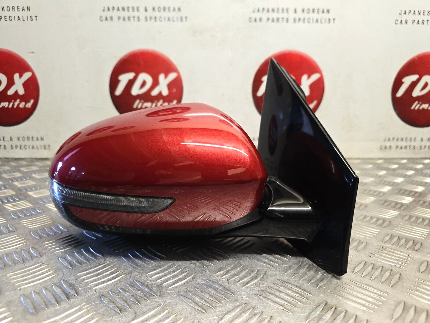 KIA SPORTAGE MK4 2020-2022 DRIVERS SIDE POWER FOLD MIRROR AA9 RED 87620-F1800