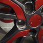 NISSAN JUKE F15 2014-2019 18" RED + GREY ALLOY WHEEL 7MM 225/45/18 KE409 1K301