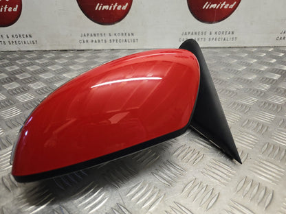 NISSAN JUKE F15 2014-2019 GENUINE PASSENGERS SIDE MANUAL FOLD MIRROR Z10 RED
