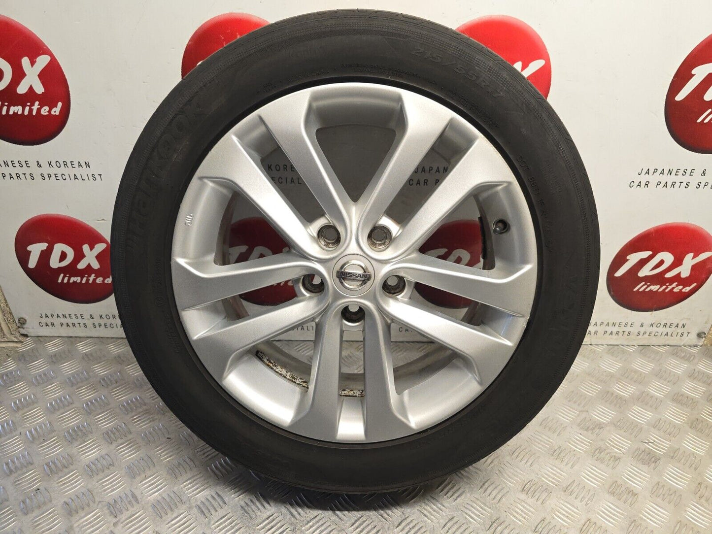 NISSAN JUKE F15 17" INCH 2010-2019 ALLOY WHEEL WORN TYRE 215/55/17 7J 1KA2A