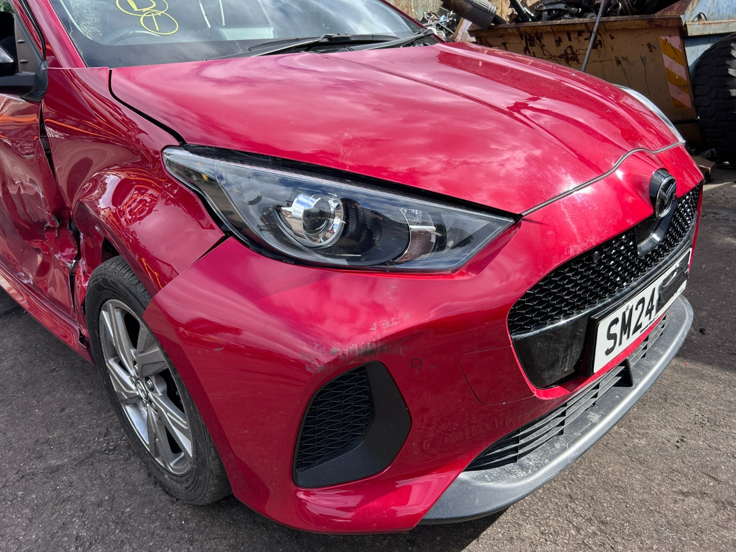 Mazda 2 DJ Hybrid 2020-2025 Complete Front End 3U5 Emotional Red - photo 8 of 9