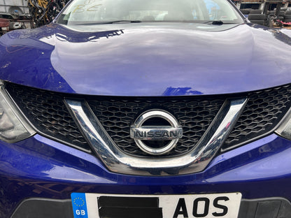 Nissan Qashqai J11 Pre-fl 2014-2017 Complete Front Bumper + Grlle Blue (rbn) - photo 8 of 9