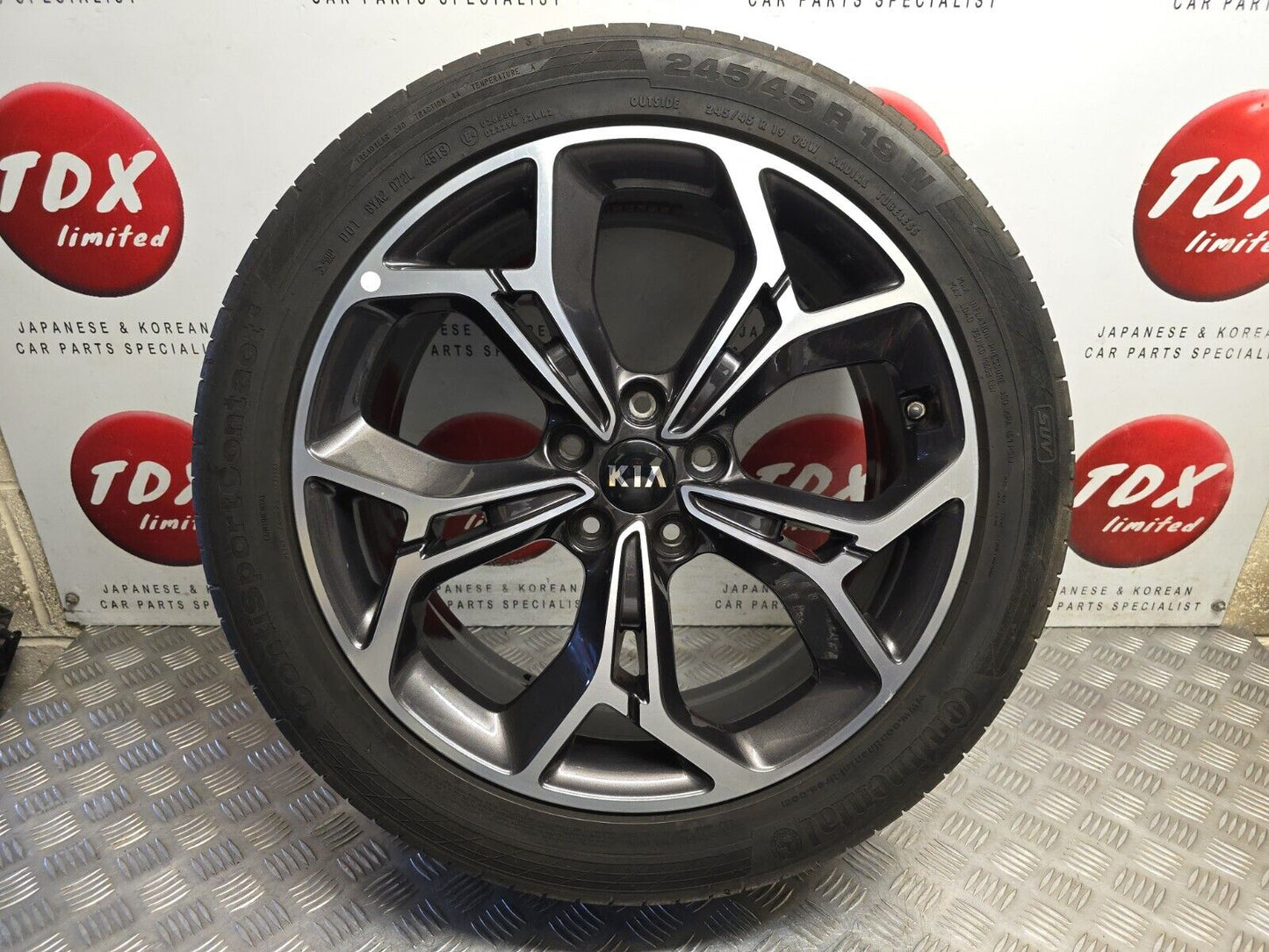 KIA SPORTAGE QL MK4 2016-2022 19" DIAMOND CUT ALLOY WHEEL 245/45/19 52910-F1510