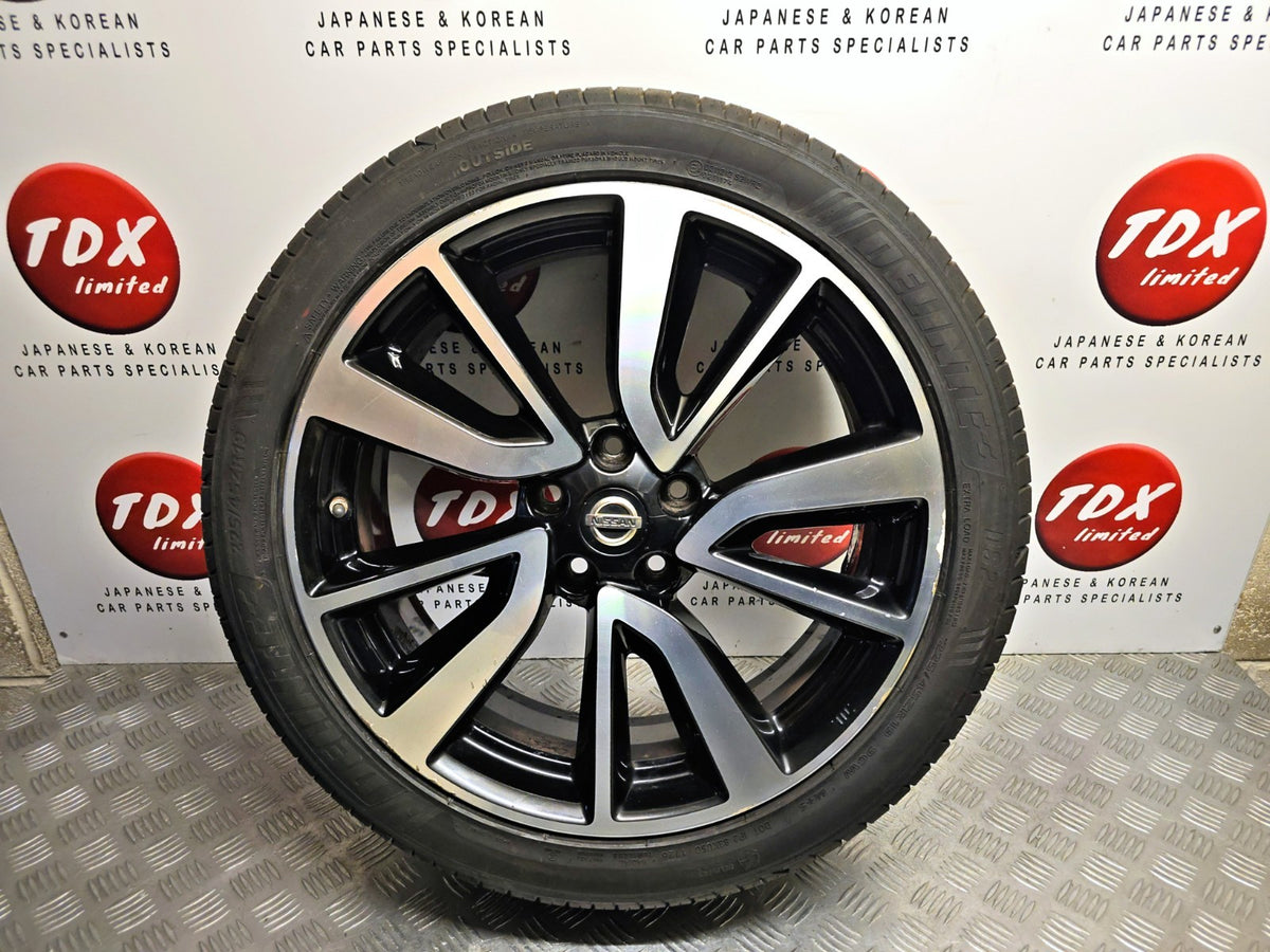 Nissan Qashqai J11 MK2 2014-2021 Genuine 19" Alloy Wheel 6.9 Mm Tyre 225/45ZR19 - photo 1 of 13