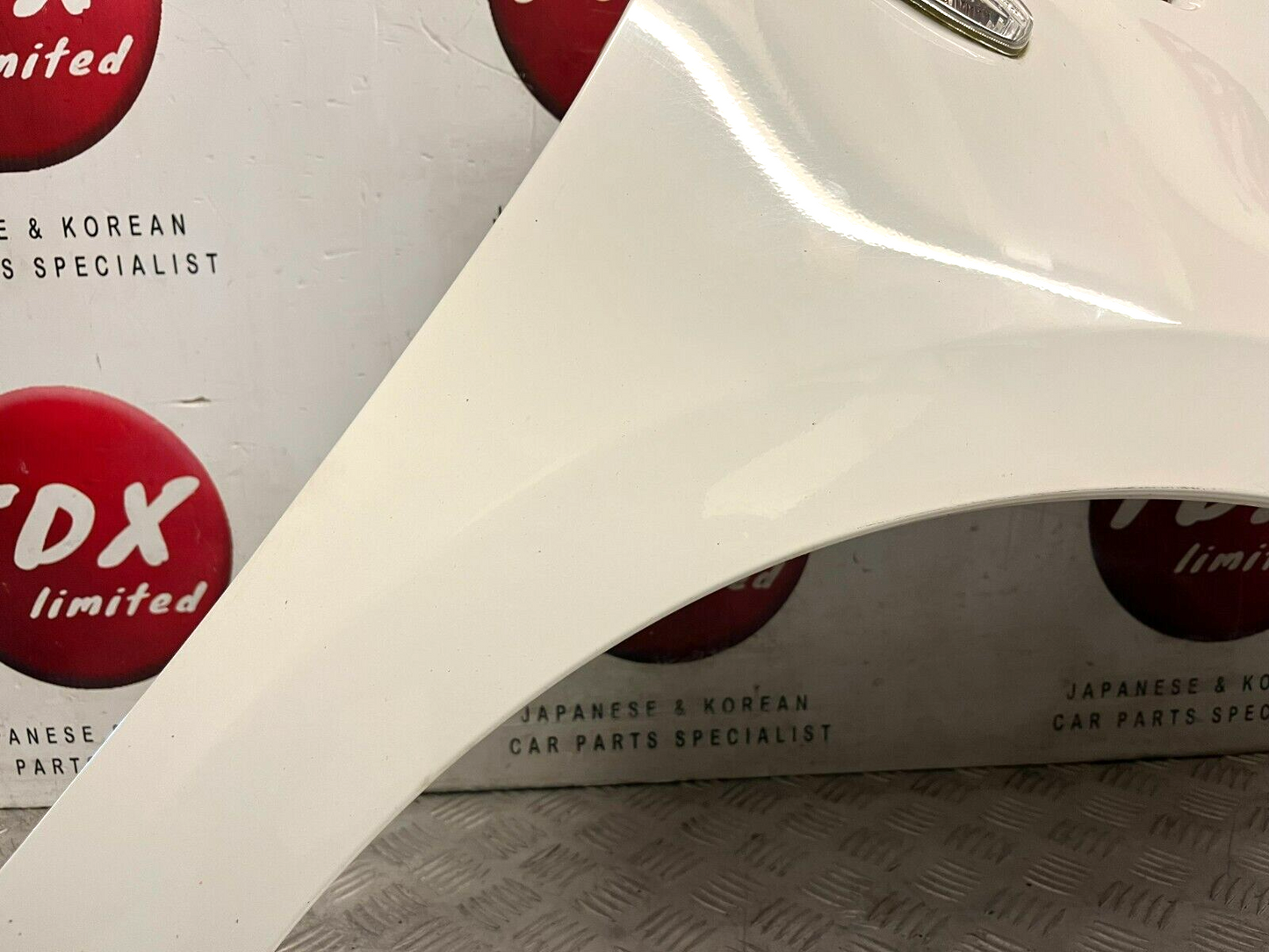 KIA RIO UB MK3 2012-2017 GENUINE DRIVER WING FENDER UD CLEAR WHITE COLLECTION