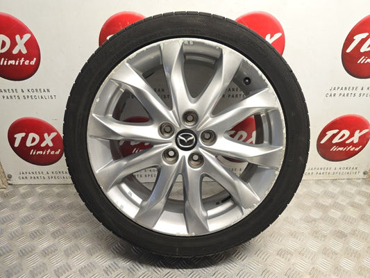 MAZDA 3 MK3 2014-2014 18" INCH GENUINE ALLOY WHEEL 3.36MM 215/45/18 9965227080