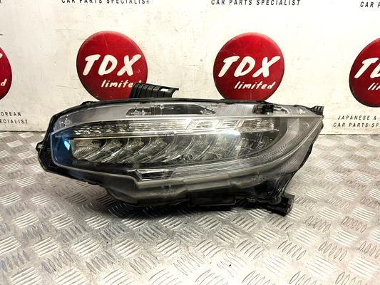 HONDA CIVIC X MK10 2017-2021 GENUINE PASSENGER SIDE LED HEADLIGHT 100-18660