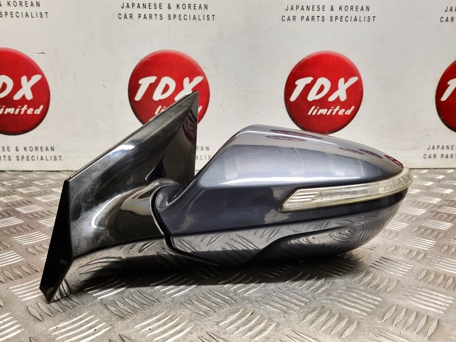 Hyundai I40 Vf 2011-2019 Genuine Passengers Side Power Fold Wing Mirror W8U Blue 1