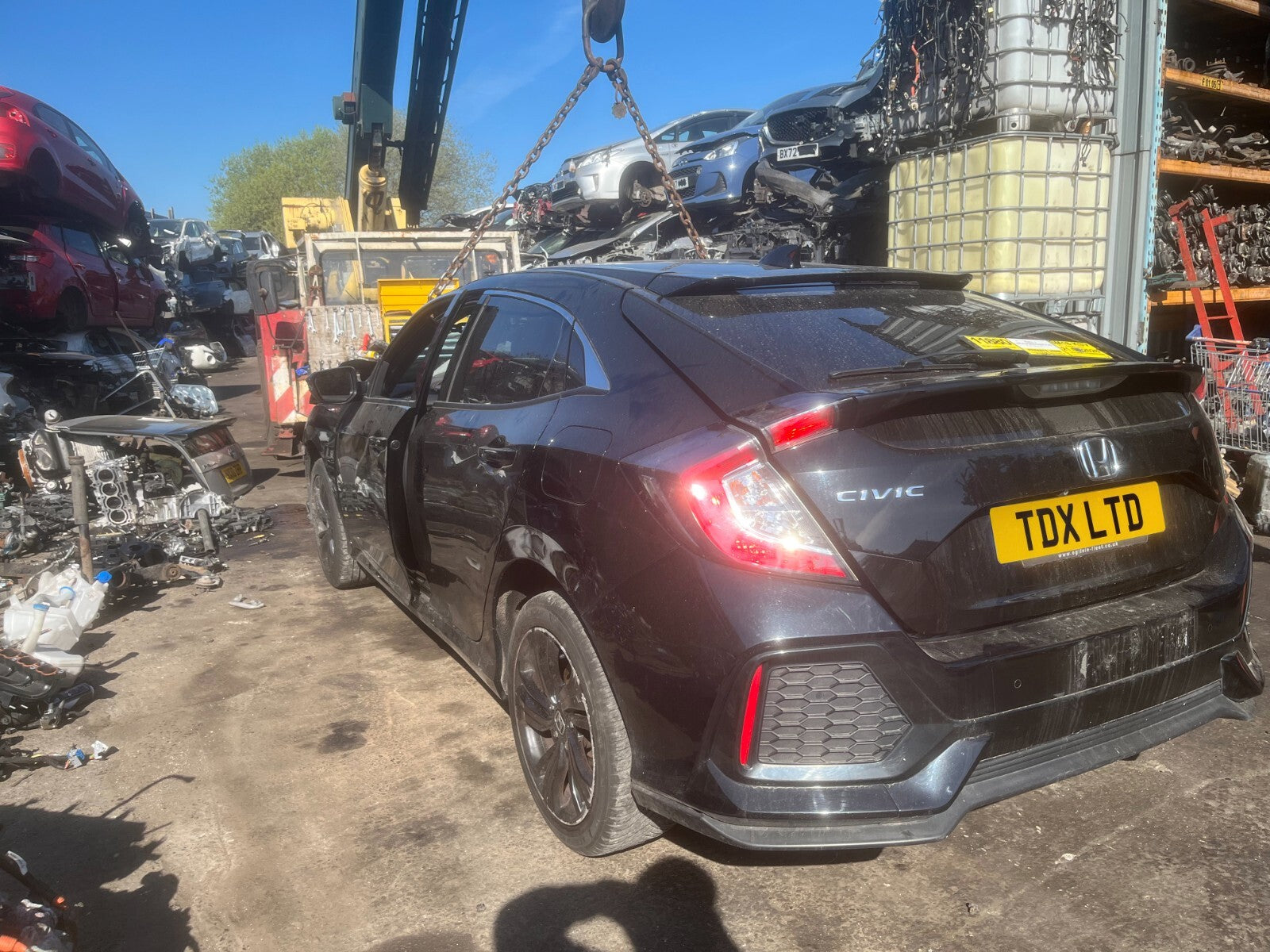 2018 Honda Civic Sr Mk10 Fk9 1.6 I-Dtec Diesel 6 Speed Manual Vehicle For Breaking And Parts 8