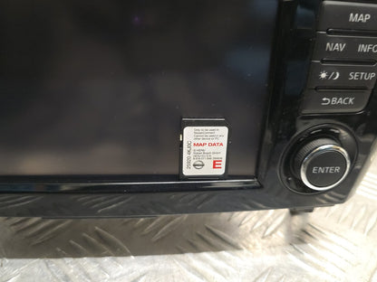 NISSAN QASHQAI J11 PREFACELIFT 2014-2017 MULTIMEDIA SAT NAV HEAD UNIT 259154ET3A