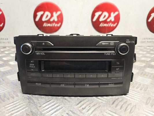 TOYOTA AURIS MK1 2006-2009 GENUINE CD STEREO RADIO PLAYER HEAD UNIT 86120-1A240