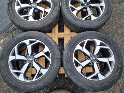 KIA SPORTAGE MK4 2016-2022 17" INCH ALLOY WHEEL + TYRE SET 225/60/17 52910-F1210