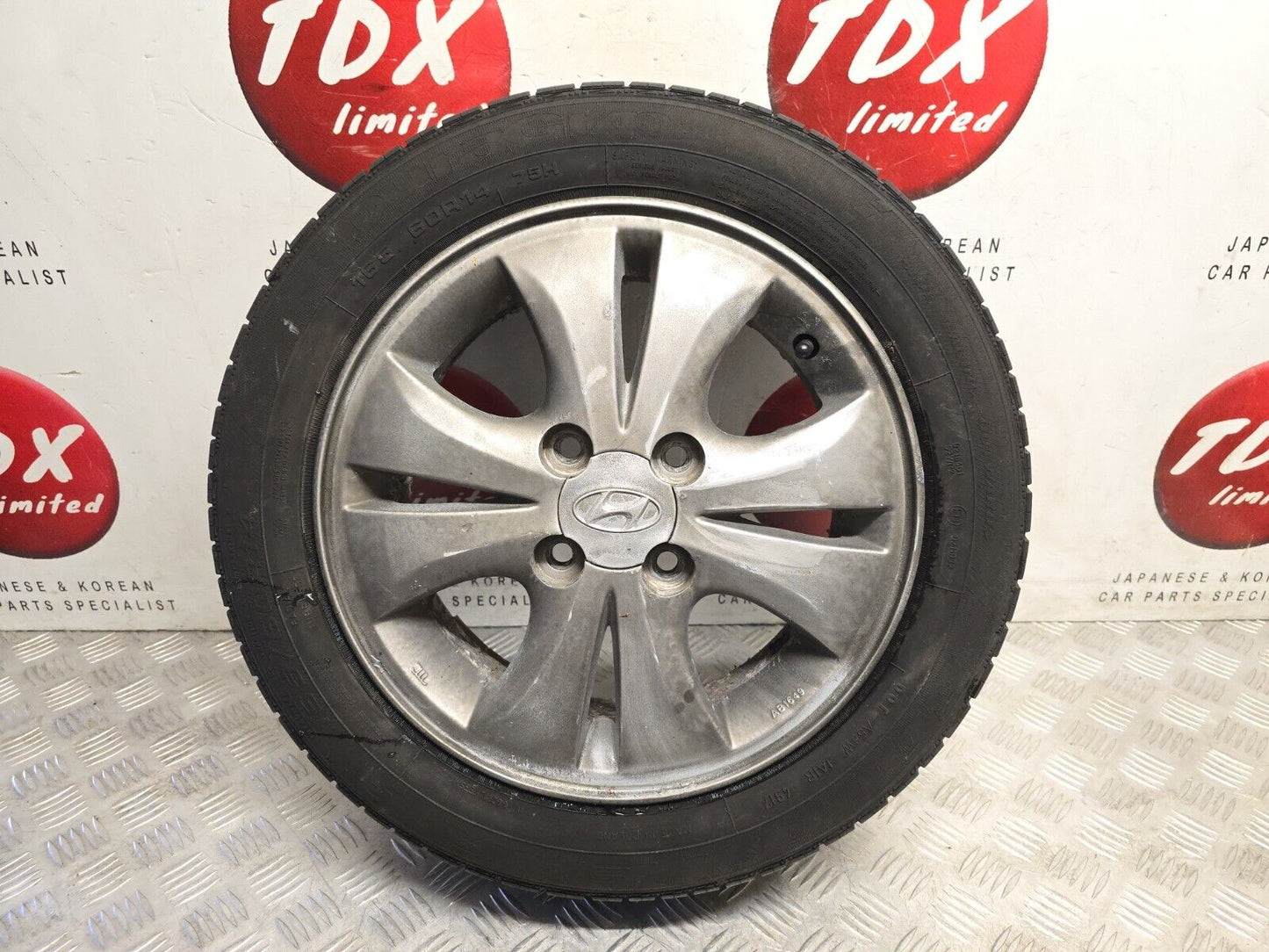 HYUNDAI I10 2007-2013 14" INCH GENUINE ALLOY WHEEL 3.6MM 165/60/14 52910-0X251