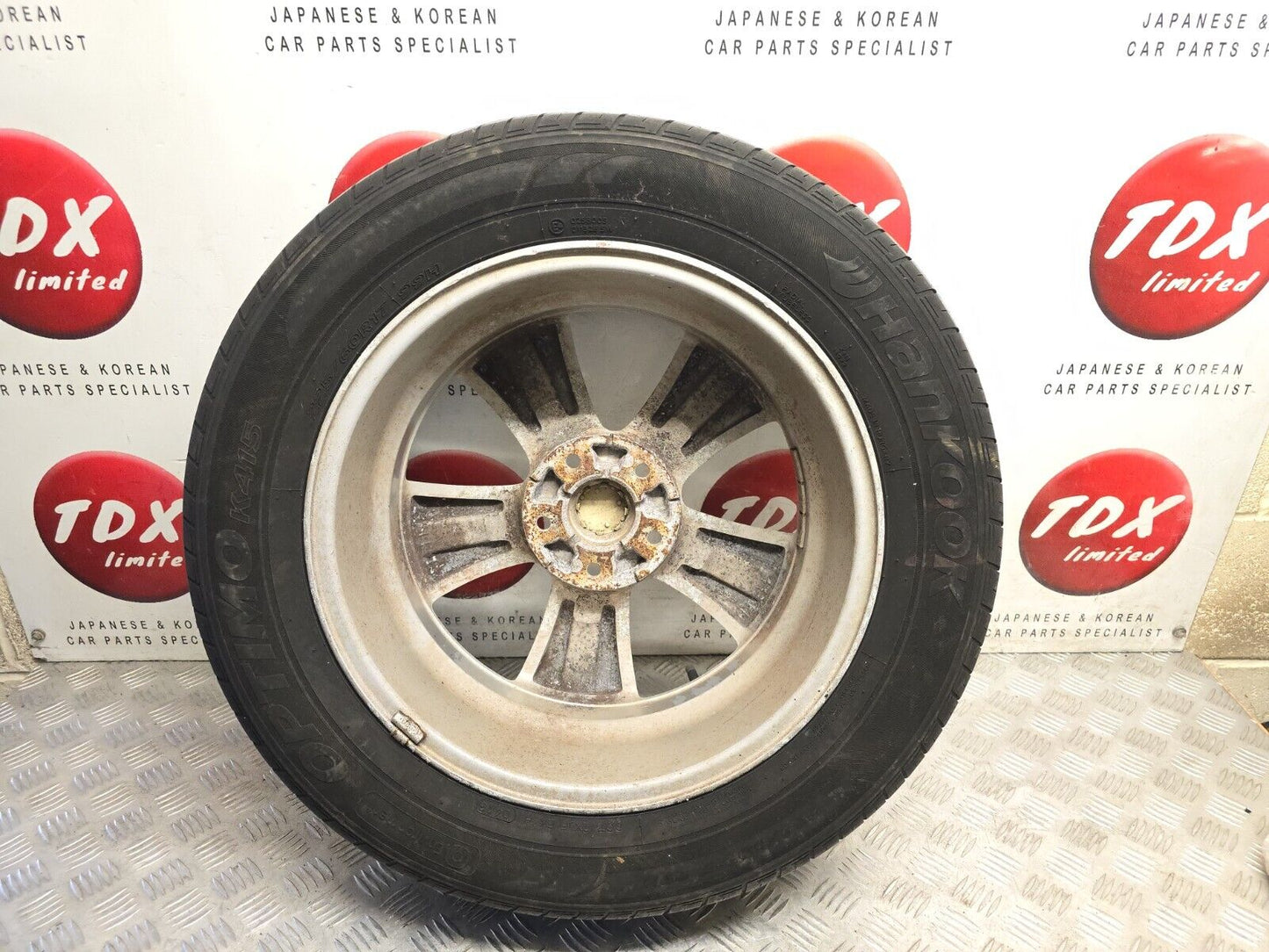 KIA SPORTAGE MK3 2010-2015 17" ALLOY WHEEL DEFLATED TYRE 225/60/17 52910-3U200