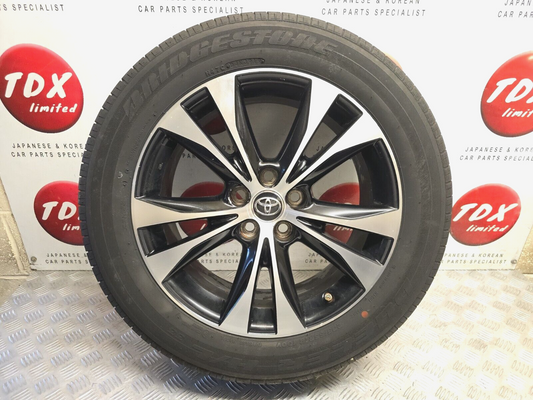 TOYOTA RAV4 MK4 18" INCH 2012-2018 DIAMOND CUT ALLOY WHEEL 6.2MM TYRE 235/55/18