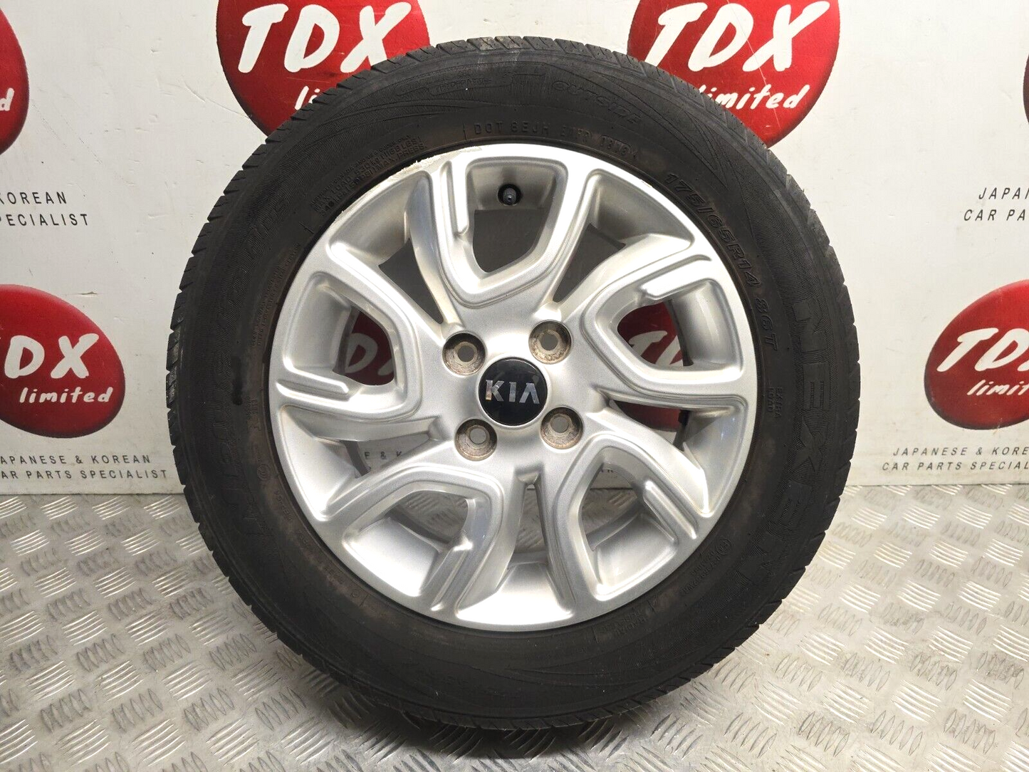 KIA PICANTO JA MK3 2017-2024 14" ALLOY WHEEL 4.8MM TYRE 175/65/14 52910-G6250