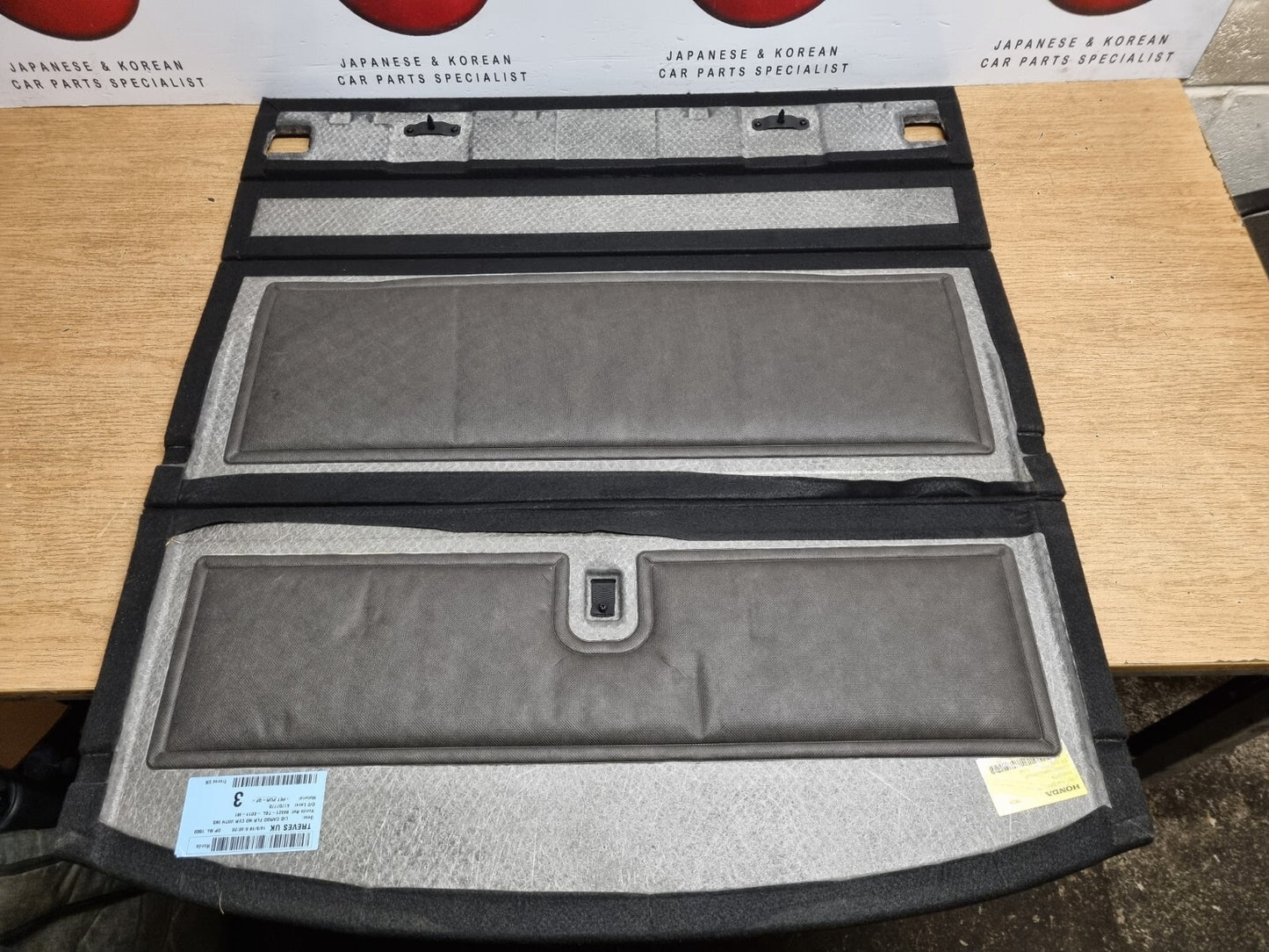 Honda Civic Mk10 2017-2022 Hatch Genuine Rear Boot Cover Carpet 84521Tgle011M1 4
