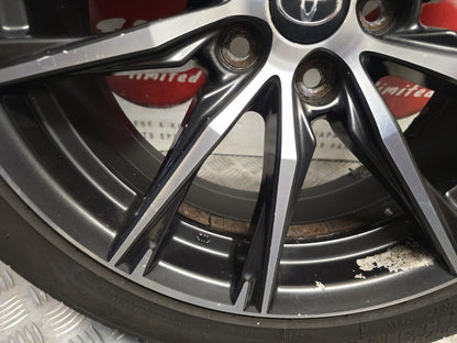 TOYOTA GT86 GT1 2017-2020 17" INCH GENUINE DIAMOND CUT ALLOY WHEEL 215/45/17