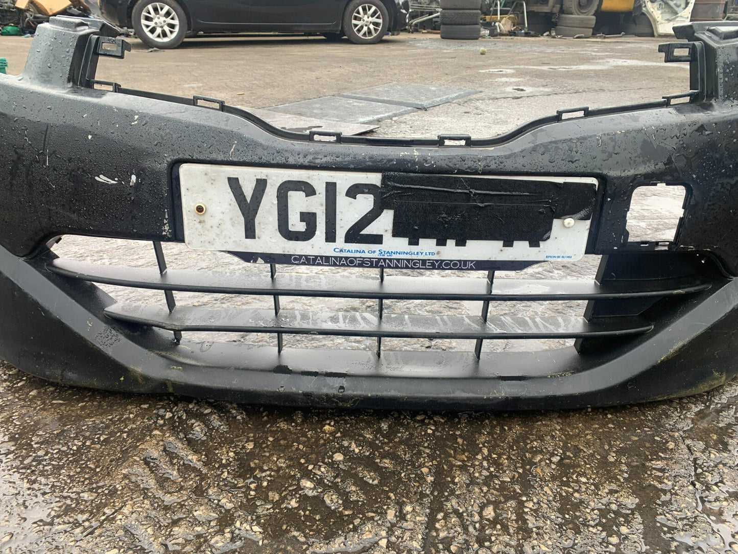 NISSAN QASHQAI J10 2010-2013 GENUINE FACELIFT FRONT BUMPER BLACK COLLECTION