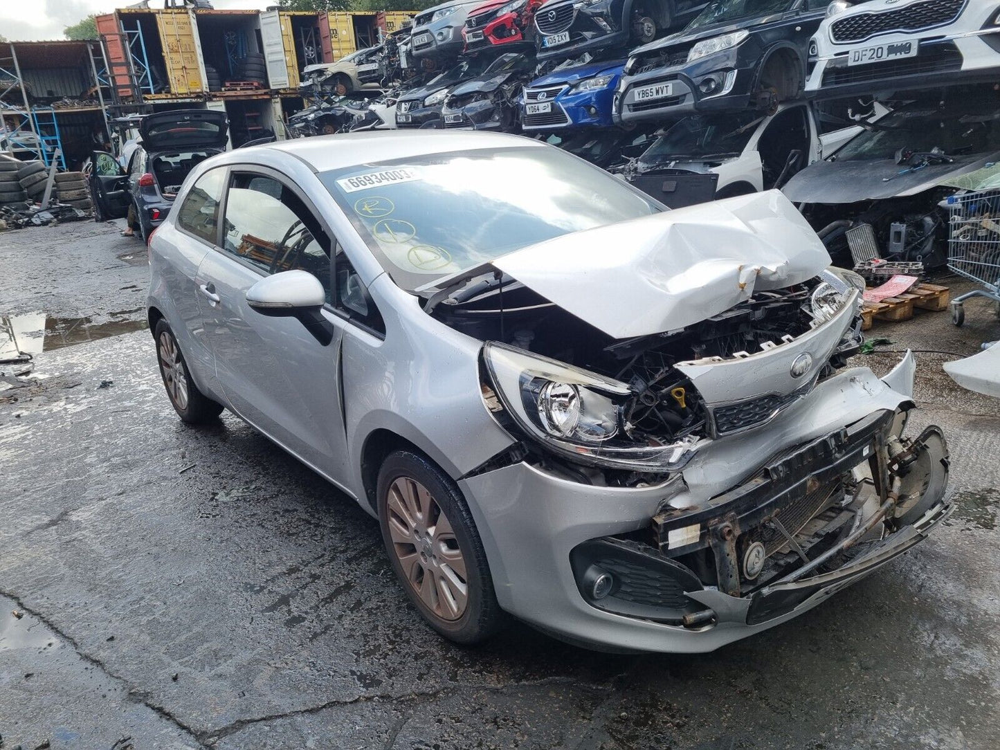 2013 KIA RIO 2 MK3 (UB) 3 DOOR 1.2 PETROL 5 SPEED MANUAL FOR PARTS & SPARES