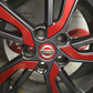 NISSAN JUKE F15 2014-2019 18" RED + GREY ALLOY WHEEL 3.7MM 225/45/18 KE409 1K301