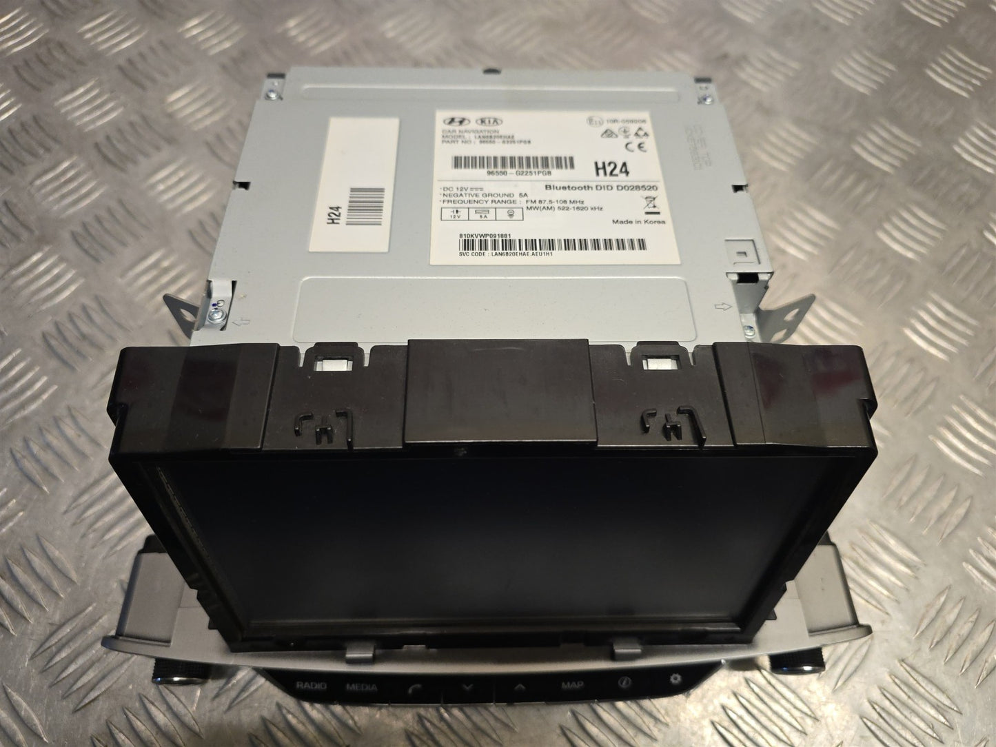 Hyundai Ioniq 2016-2019 Media Sat Nav Radio Head Unit + Sd Card 96550-G2251Pgb 7