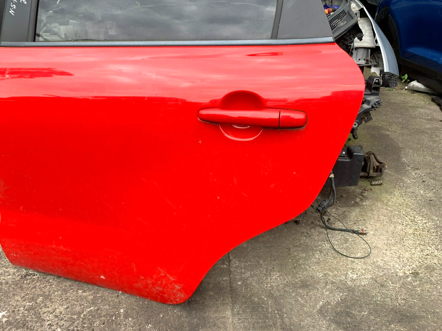 SUZUKI BALENO A1K MK2 2016-2019 PASSENGER SIDE REAR COMPLETE DOOR Z4Q RED