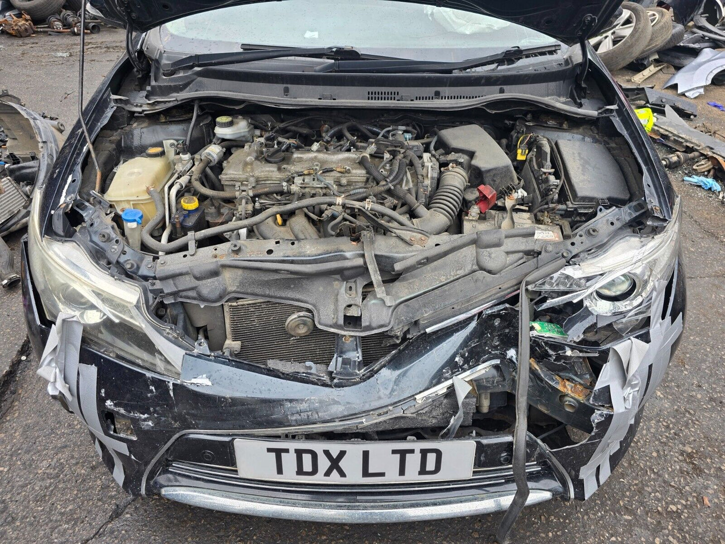 2013 TOYOTA AURIS EXCEL MK2 1.6 PETROL 6 SPEED MANUAL VEHICLE FOR PARTS SPARES