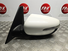 Kia Carens (RP) MK3 2013-2016 Passengers Power Fold Puddle Light Mirror 1D White - photo 1 of 10