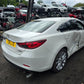 2013 MAZDA 6 GJ MK3 D SPORT NAV 2.2 DIESEL 6 SPEED MANUAL FOR PARTS & SPARES