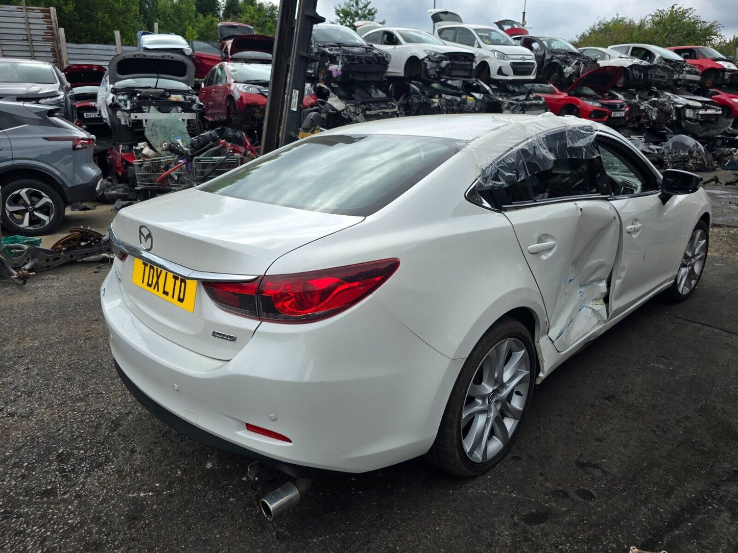 2013 MAZDA 6 GJ MK3 D SPORT NAV 2.2 DIESEL 6 SPEED MANUAL FOR PARTS & SPARES