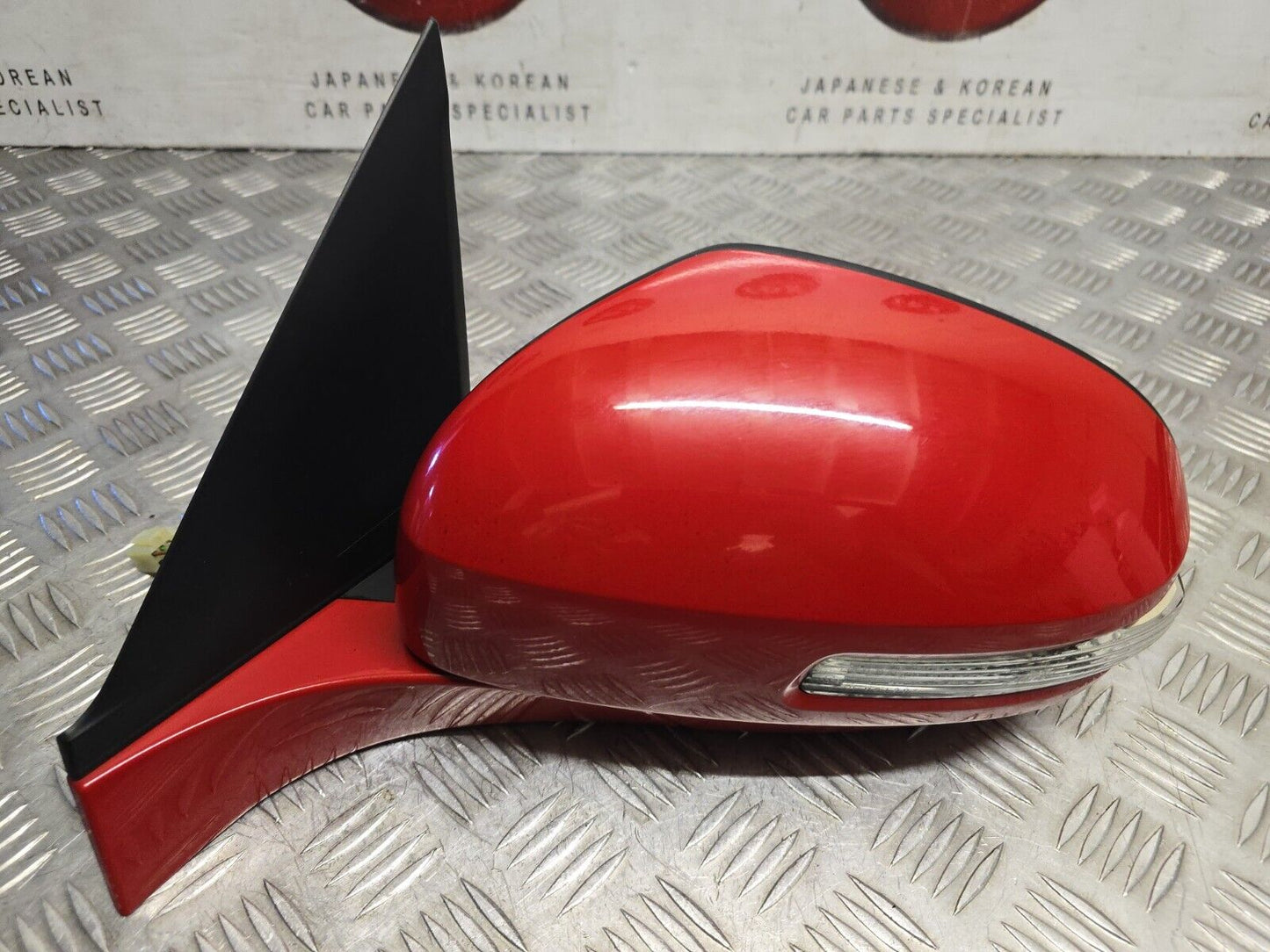 SUZUKI SWIFT 2011-2016 GENUINE PASSENGERS MANUAL FOLD HEATED WING MIRROR ZCF RED